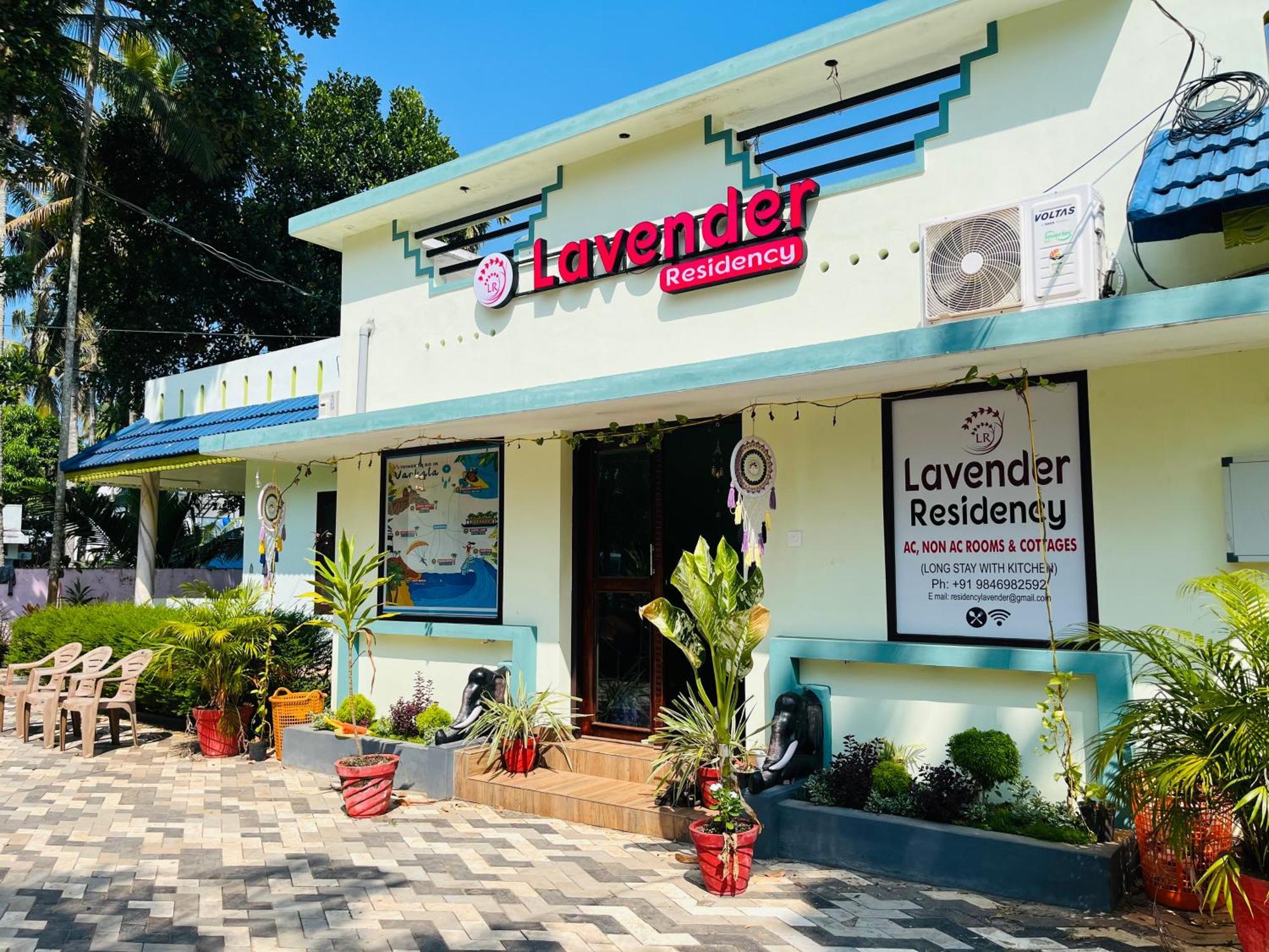 Lavender Residency Bed & Breakfast Varkala Eksteriør bilde